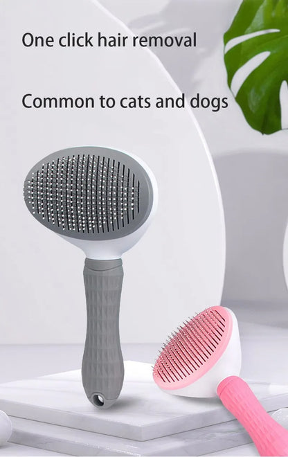 2-in-1 Cat/Dog hair removal brush