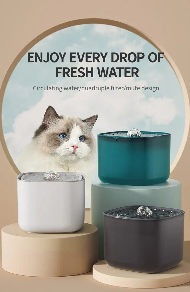 Cat water fountain