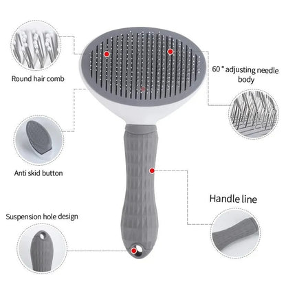 2-in-1 Cat/Dog hair removal brush