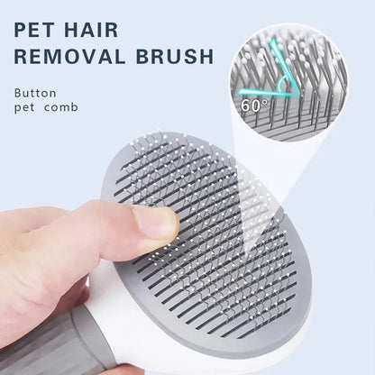 2-in-1 Cat/Dog hair removal brush